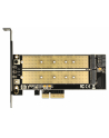 Delock PCI Express x4 >  wewnętrzny M.2- B + wewnętrzny NVMe M.2 M - nr 28