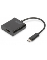 Adapter graficzny HDMI 4K 30Hz UHD na USB 3.1 Typ C, z audio, czarny, 15cm - nr 11