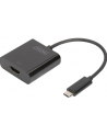 Adapter graficzny HDMI 4K 30Hz UHD na USB 3.1 Typ C, z audio, czarny, 15cm - nr 16