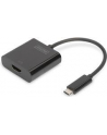 Adapter graficzny HDMI 4K 30Hz UHD na USB 3.1 Typ C, z audio, czarny, 15cm - nr 22