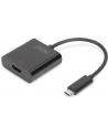 Adapter graficzny HDMI 4K 30Hz UHD na USB 3.1 Typ C, z audio, czarny, 15cm - nr 32