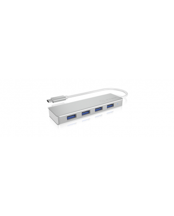 IcyBox 4-portowy Hub USB 3.0, USB Type-C (wejście)