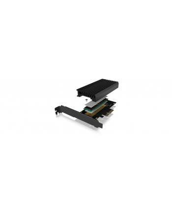 IcyBox Karta PCIe z M.2 M-Key socket do M.2 NVMe SSD