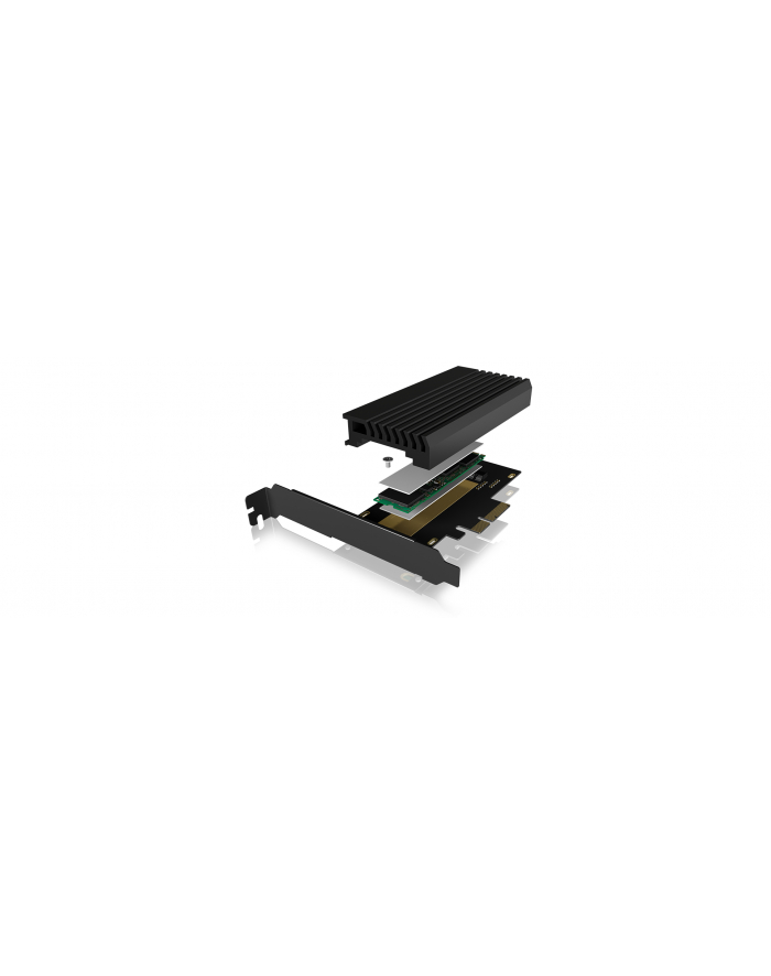 IcyBox Karta PCIe z M.2 M-Key socket do M.2 NVMe SSD główny