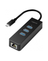 LOGILINK - Adapter USB 3.0 typu c na gigabit na 1x RJ45 i 3x USB 3.0 typ A - nr 14