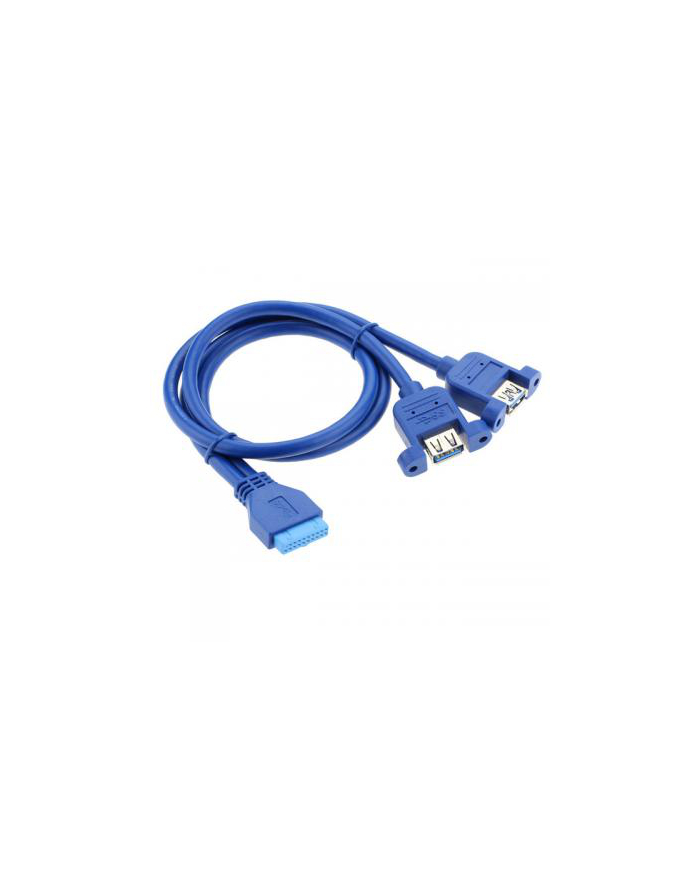 Akyga Adapter with cable AK-CA-62 2x USB 3.0 A (f) / USB 3.0 19-pin header (f) główny