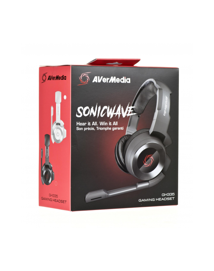 Aver Media AverMedia Gaming Headset SonicWave GH335 Biały główny