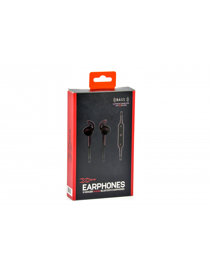 Vakoss XZero Słuchawki Douszne Sportowe Bluetooth X-H842BX Czarne główny