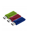 Flashdrive Verbatim USB DRIVE 2.0 STORE N GO SLIDER 3x16GB Red/Blue/Green - nr 9