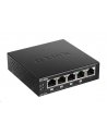 D-Link 5-Port 10/100/1000Mbps Gigabit PoE+ Switch, 60W power budget - nr 1