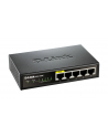 D-Link 5-Port 10/100/1000Mbps Gigabit PoE+ Switch, 60W power budget - nr 5