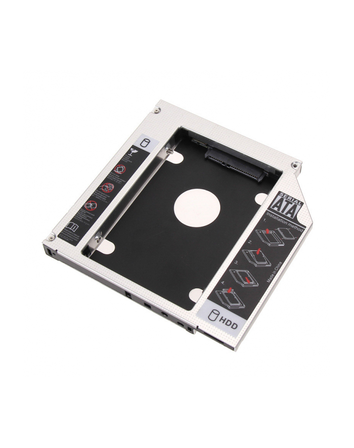 Akyga ramka montażowa kieszeń wewnętrzna 5.25'' AK-CA-56 CD 13 mm na HDD / SSD główny