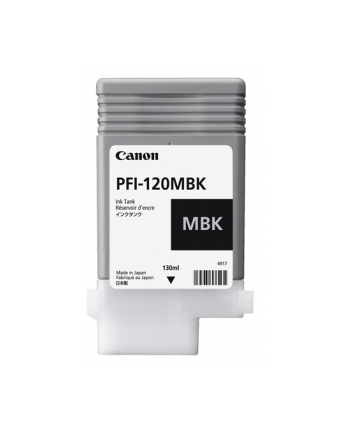 Tusz Canon PFI-120 MBK matte black | 130 ml | iPF TM-200/205