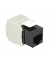 Delock Moduł Keystone z gniazdem RJ45 > LSA Cat.6 UTP, czarny - nr 16