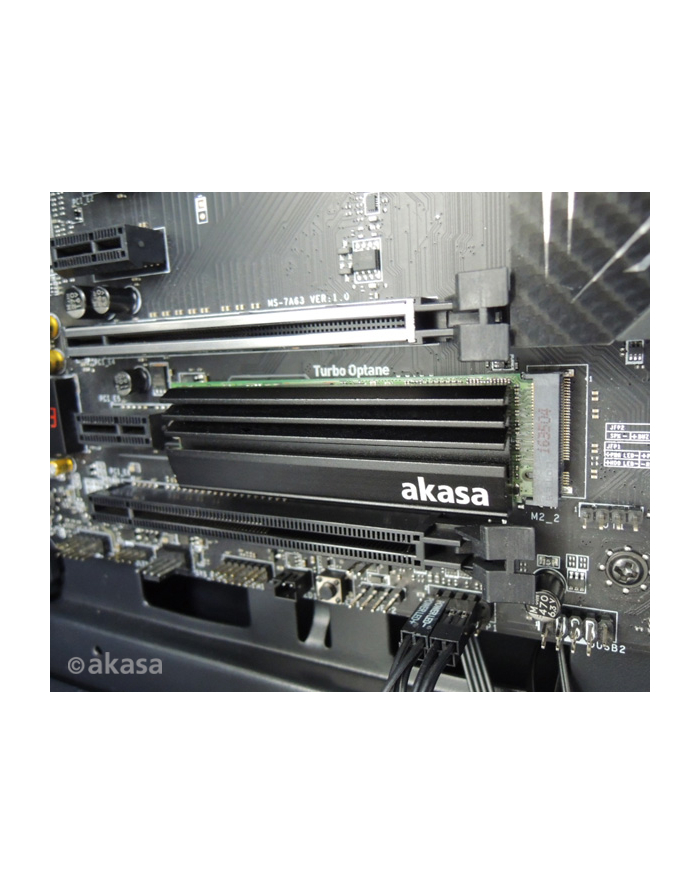 Akasa Aluminiowe chłodzenie pasywne dla dysków M.2 SSD główny