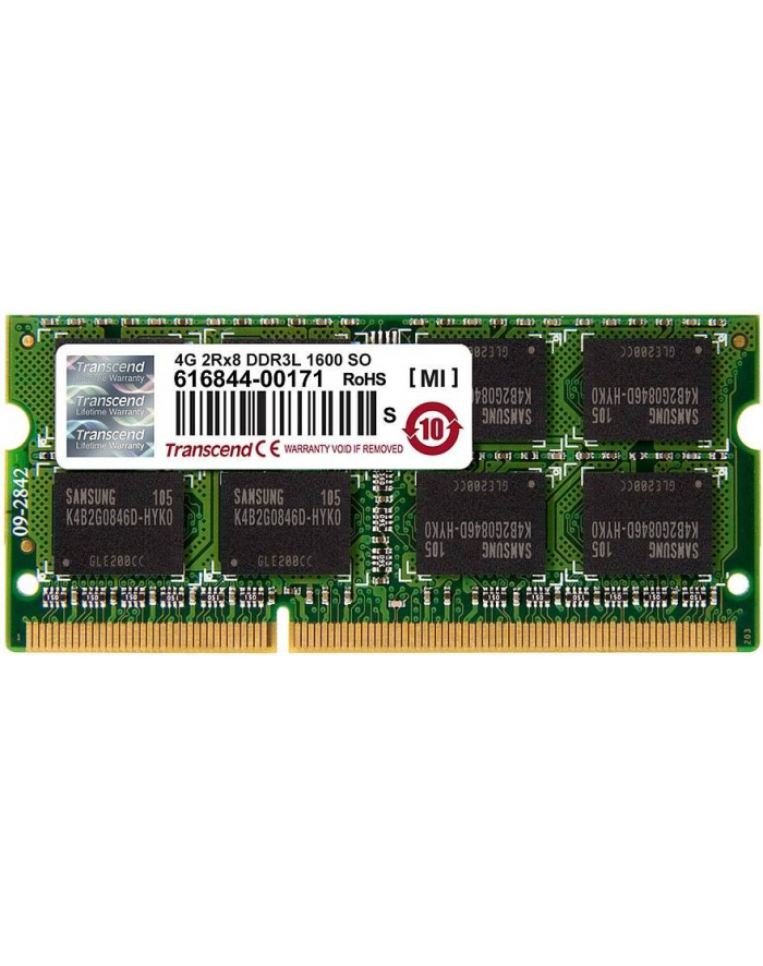 Transcend SODIMM, 4GB, 1600MHz, DDR3L, CL11 2Rx8 główny