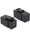 MODUŁ KEYSTONE GNIAZDO USB 3.0 A(F)->USB A(F) DO PUSZKI MONTAŻOWEJ DELOCK - nr 5