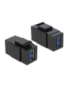 MODUŁ KEYSTONE GNIAZDO USB 3.0 A(F)->USB A(F) DO PUSZKI MONTAŻOWEJ DELOCK - nr 9
