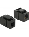 Delock Keystone Moduł RJ12  > RJ12  Cat.3 czarny - nr 13