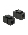 Delock Keystone Moduł RJ12  > RJ12  Cat.3 czarny - nr 14