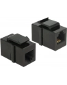 Delock Keystone Moduł RJ12  > RJ12  Cat.3 czarny - nr 15