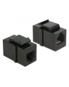 Delock Keystone Moduł RJ12  > RJ12  Cat.3 czarny - nr 2