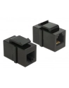 Delock Keystone Moduł RJ12  > RJ12  Cat.3 czarny - nr 8