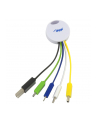 Akyga AK-AD-51 kabel zasilający adapter brelok ładowanie USB 5 w 1 - nr 2