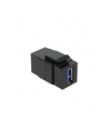 MODUŁ KEYSTONE GNIAZDO USB 3.0 A(F)->USB A(F) DO PUSZKI MONTAŻOWEJ DELOCK - nr 10