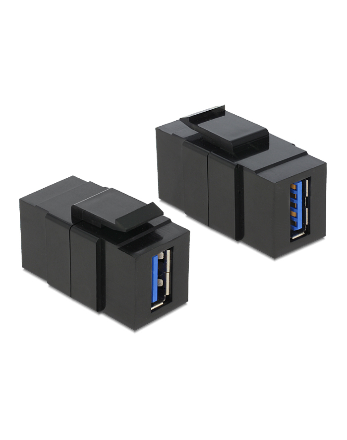 MODUŁ KEYSTONE GNIAZDO USB 3.0 A(F)->USB A(F) DO PUSZKI MONTAŻOWEJ DELOCK główny