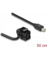Delock Moduł Keystone, wtyk żeński > mini DisplayPort, wtyk męski, 110° - nr 11