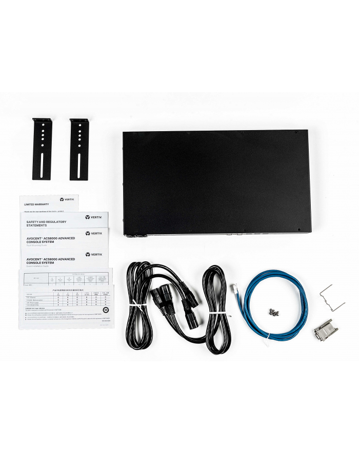 vertiv Avocent 8-Port ACS8000 Console System with single AC Power Supply główny