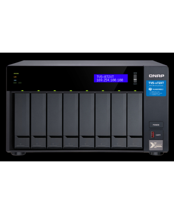 qnap 8-Bay NAS, 16GB DDR4 RAM, Intel i5 6C 1,7GHz, 2xM.2, 1x10Gb LAN, 2x1Gb LAN