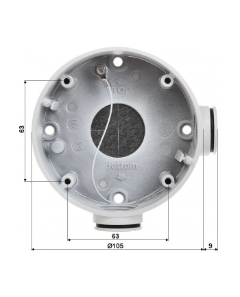 Metalowa puszka przyłączeniowa Hikvision DS-1260ZJ