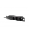 lanberg Listwa zasilająca Rack PDU 10 1U 3x PL 2m 16A czarna - nr 12