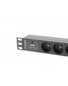lanberg Listwa zasilająca Rack PDU 10 1U 3x PL 2m 16A czarna - nr 18