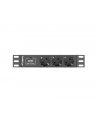lanberg Listwa zasilająca Rack PDU 10 1U 3x Schuko 2m 16A czarna - nr 20