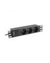lanberg Listwa zasilająca Rack PDU 10 1U 3x Schuko 2m 16A czarna - nr 27
