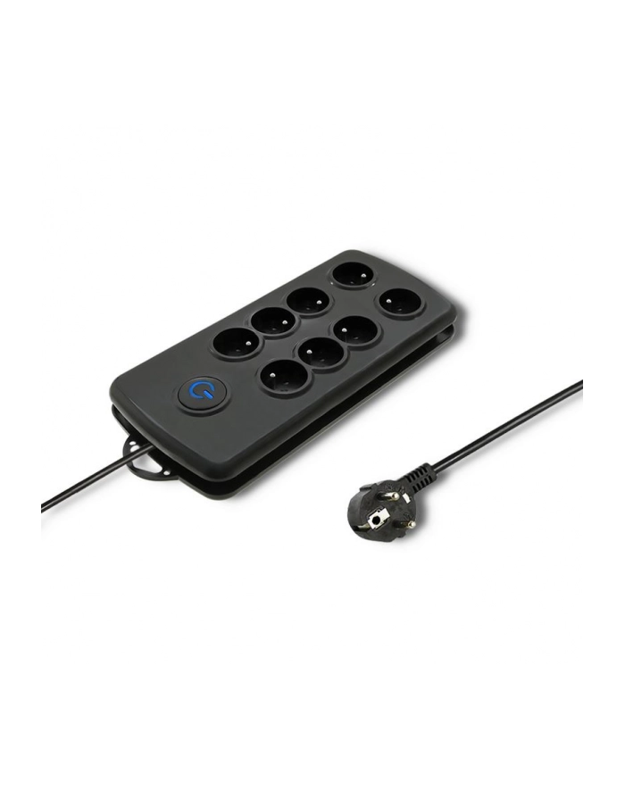 qoltec Listwa antyprzepięciowa Quick Switch, 8 gniazd, 2,5m główny