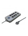 qoltec Listwa antyprzepięciowa Quick Switch, 8 gniazd, 2,5m, szara - nr 5