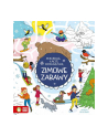 zielona sowa Koloruję, łączę rozwiązuję Zimowe zabawy - nr 1