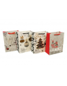 Torebka świąteczna pionowa średnia mix wzorów 32x26x12cm BENIAMIN - nr 1
