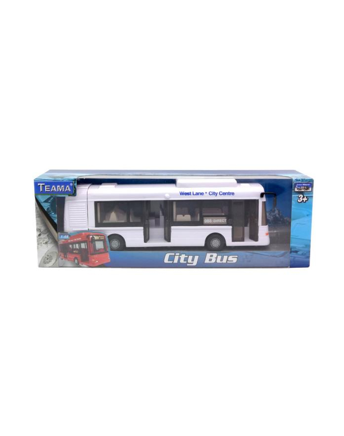 Autobus miejski 1:48 biały TEAMA główny