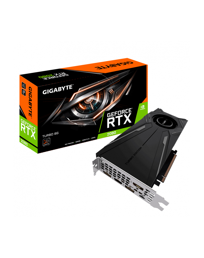 gigabyte Karta graficzna GeForce RTX 2080 TURBO 8GB GDDR6 256bit HDMI/3DP/USB-c główny