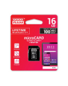 goodram Karta microSDHC 16GB CL10 + adapter - nr 1