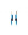 Lanberg Premium kabel Audio Mini jack 3,5mm 3pin, 1m Niebieski - nr 1
