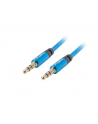 Lanberg Premium kabel Audio Mini jack 3,5mm 3pin, 1m Niebieski - nr 2