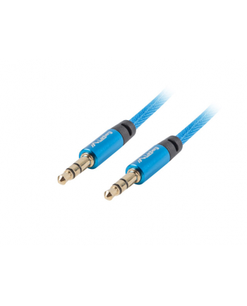 Lanberg Premium kabel Audio Mini jack 3,5mm 3pin, 1m Niebieski