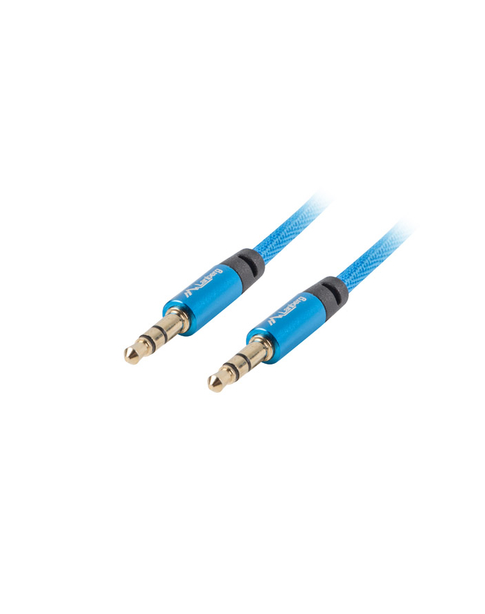 Lanberg Premium kabel Audio Mini jack 3,5mm 3pin, 1m Niebieski główny