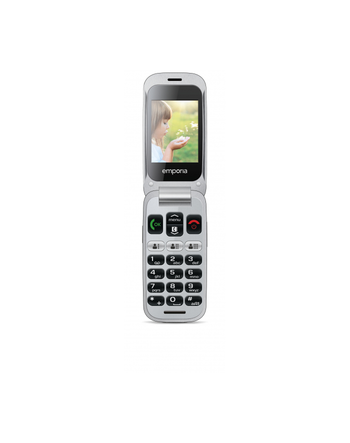 emporia Telefon One V200 szary główny
